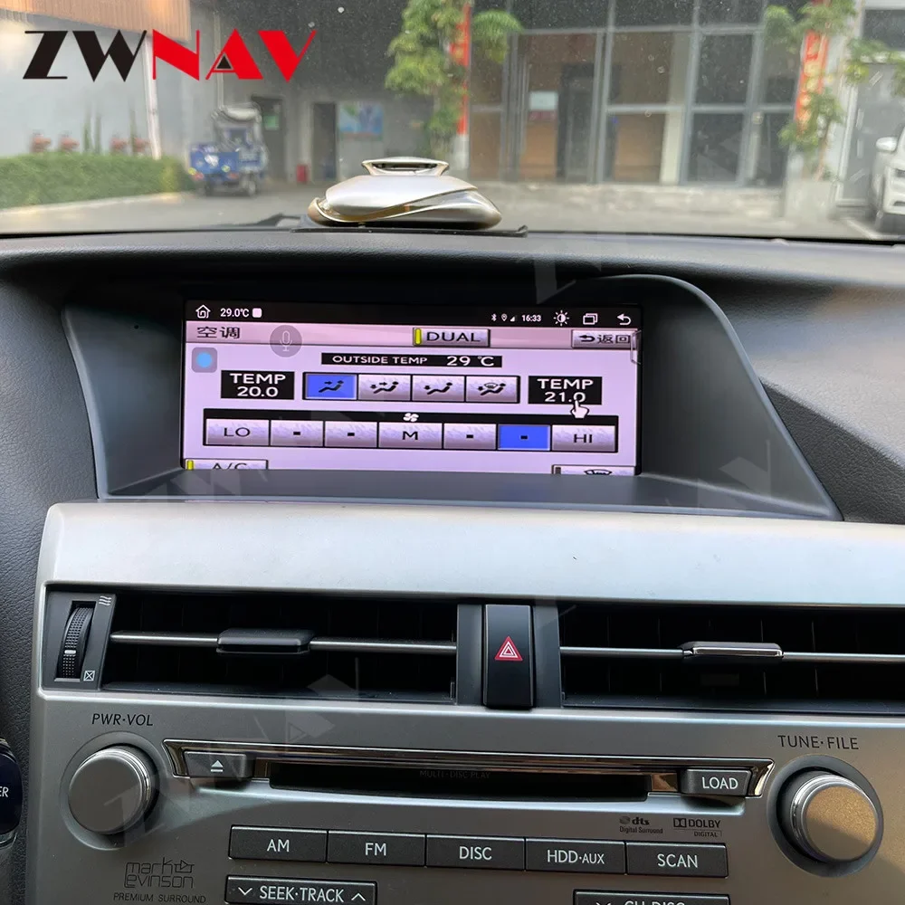 Android 11 Car Radio for Lexus RX RX200T RX270 RX300 RX350 RX450h 2009-2014 Car DVD Player Auto GPS Navigation Multimedia