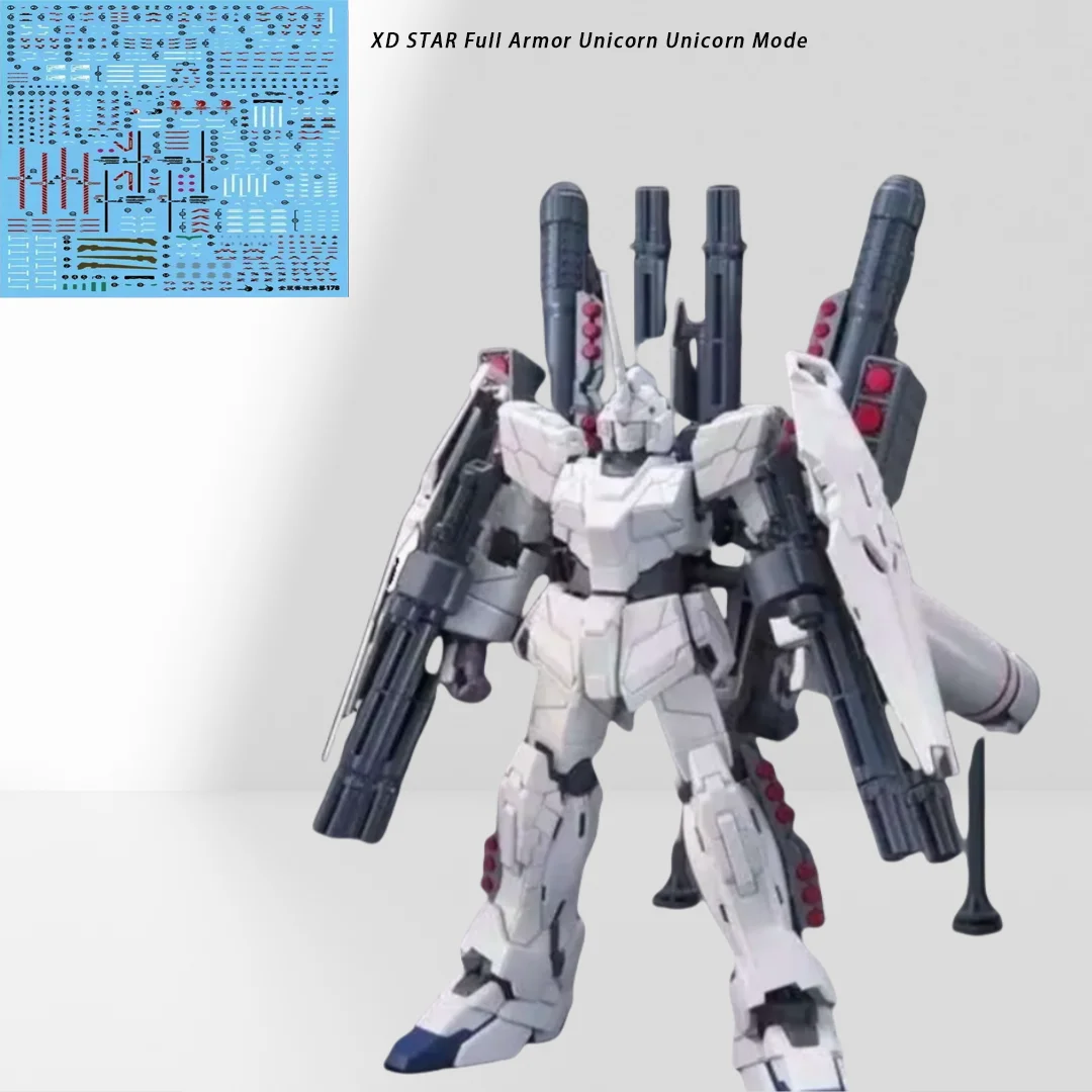 

XD STAR Full Armor Unicorn Unicorn Mode HG 1/144 Assembly Model Kit Action Figures Kids Toy Desktop Ornament Gift Collectible