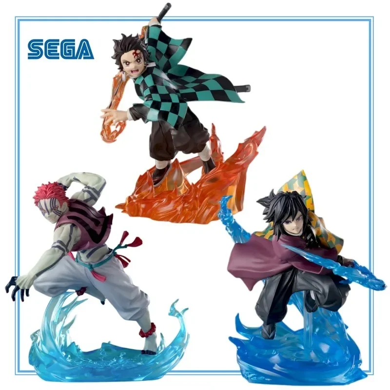Auf Lager Original SEGA Demon Slayer XrossLink Kamado Tanjiro Tomioka Giyuu Akaza PVC Anime-Charaktermodell Sammlerstücke Geschenke
