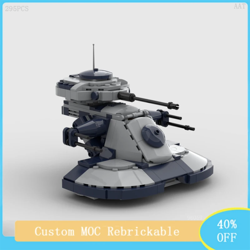 Movie Scene Series MOC Universe War Aat Armoured Assault Tank Building Block Model DIY Children's Assembled Toys Christmas Gift