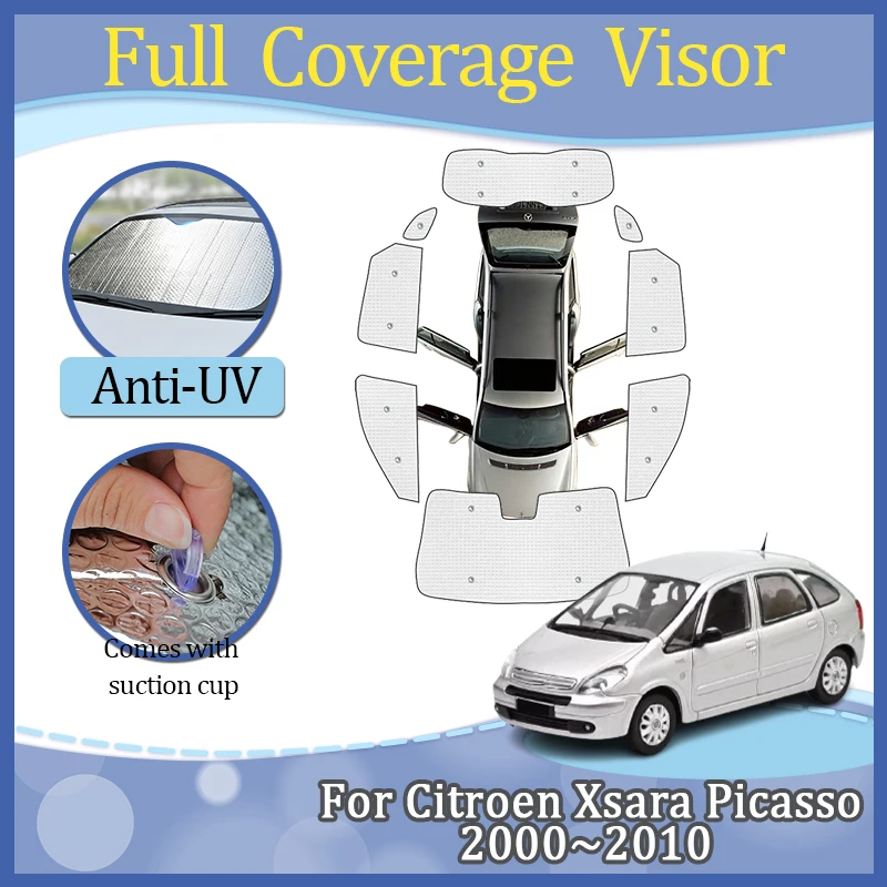 

For Citroen Xsara Picasso Accessories 2000~2010 Car Full Coverage Sunshades Windshield Window Sunshade Sun Visor Car Accessories