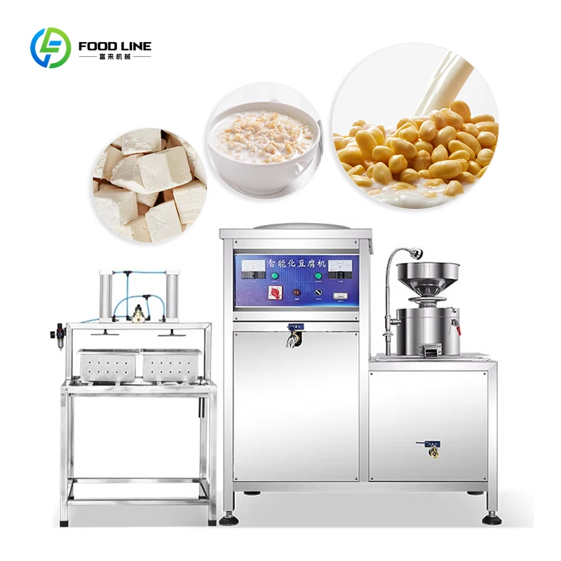 

Customized Stainless Steel Colorful Tofu Producing Machines Commercial Tofu Soya Maker Milk Machine for Catering & Home Use