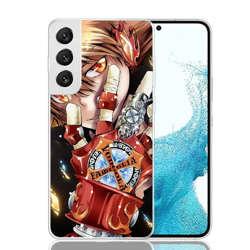 Katekyo Hitman Reborn Phone Case For Samsung Galaxy S24 S23 S22 S21 S20 Ultra S20 FE S10 Plus S9 S8 + Fundas Cover Coque