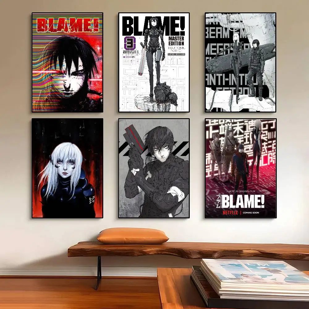 Anime B-Blame Poster Wall Art Home Decor Room Decor Digital Painting Living Room Restaurant Kitchen Art
