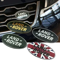 Land Rover Logo Car Front Grill Badge Trunk Sticker For Range Rover Discovery Sport Evoque Defender Velar Freelander Accessorie