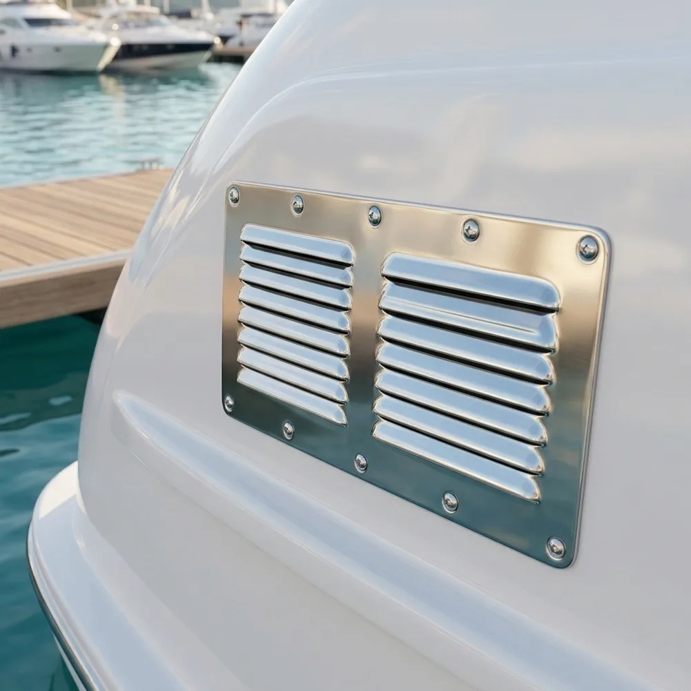 304 SS Ventilation Panel Designed for Saltwater Environments For Yachts For RVs Vessels and Mobile Vehicle Airflow