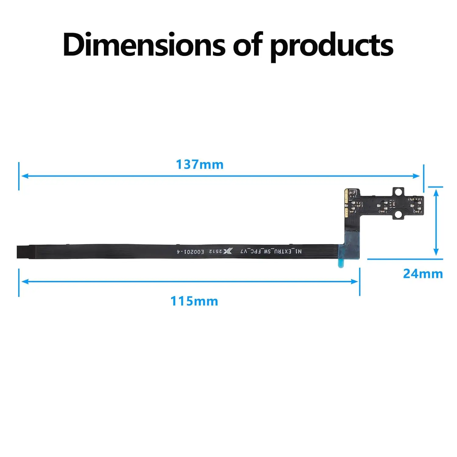 For Bambu Lab A1/ A1 Mini Feed Hall Board, Filament Sensor Replacement with FPC Cable