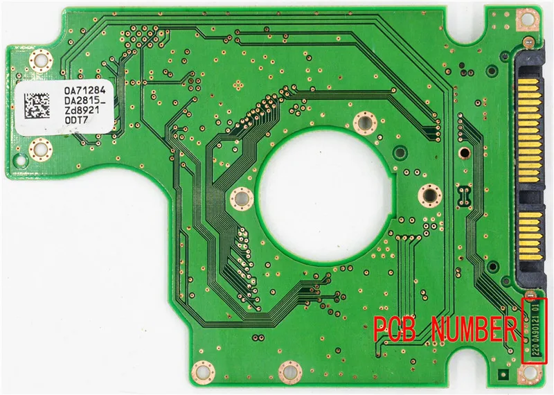 Hitachi HDD PCB 220 0 a90121 01 , 220 0 a90121 01/chip di controllo principale: 0 a54359/etichetta bianca: 0 a71284 0 a57104