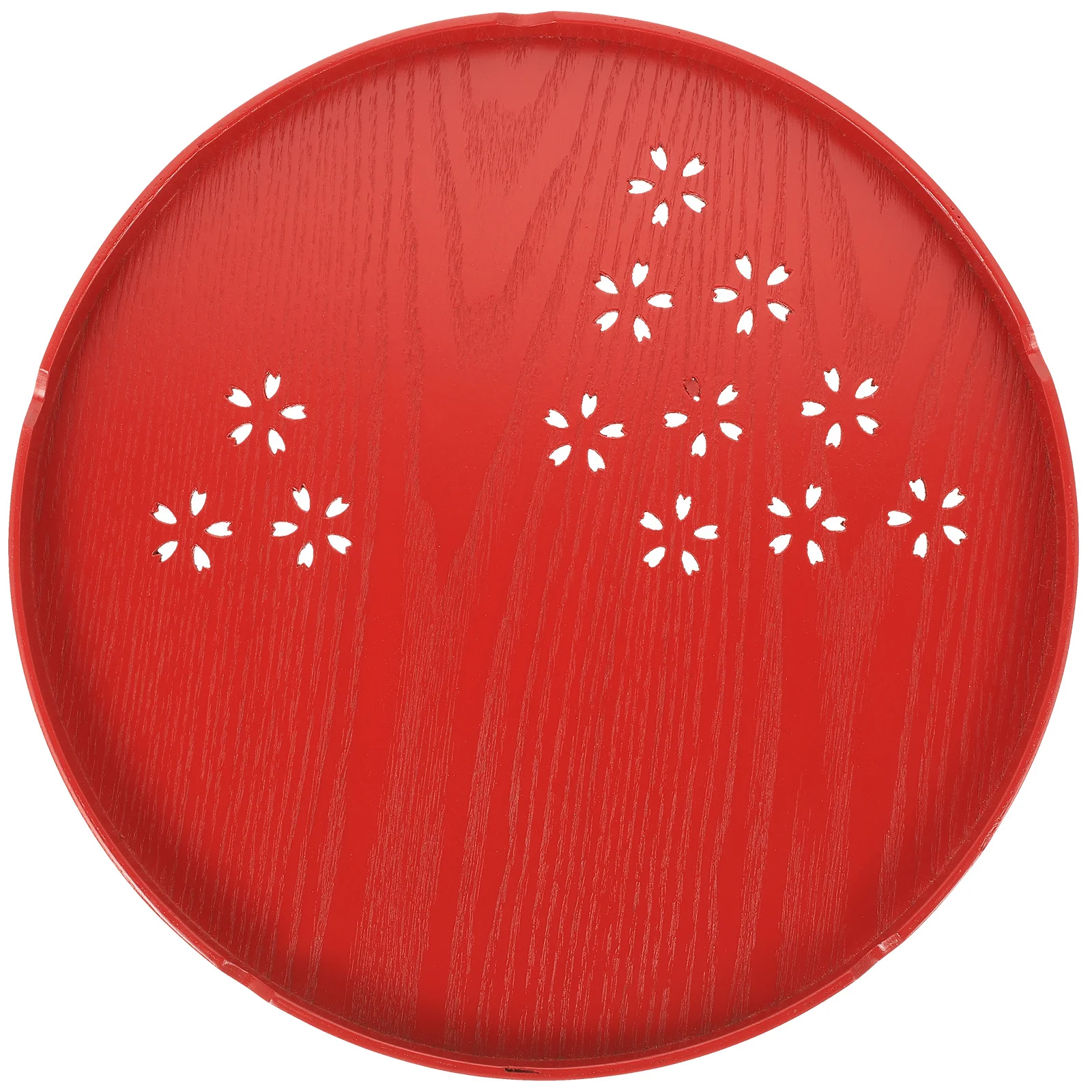 

Wooden Storage Tray Hollow Design Snack Fruit Plate Food Serving Tray For Home Party Kitchen Tableware Multipurpose Bamboo