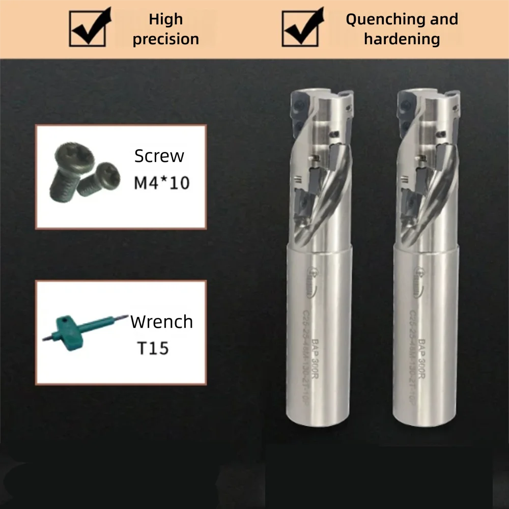 Präzisions-Schaftfräser BAP300R BAP400R Spiralfräser für Grobbearbeitung AP1135 AP1604 Hardware-Drehmaschinen-Werkzeughalter CNC-Teile – Detail 7