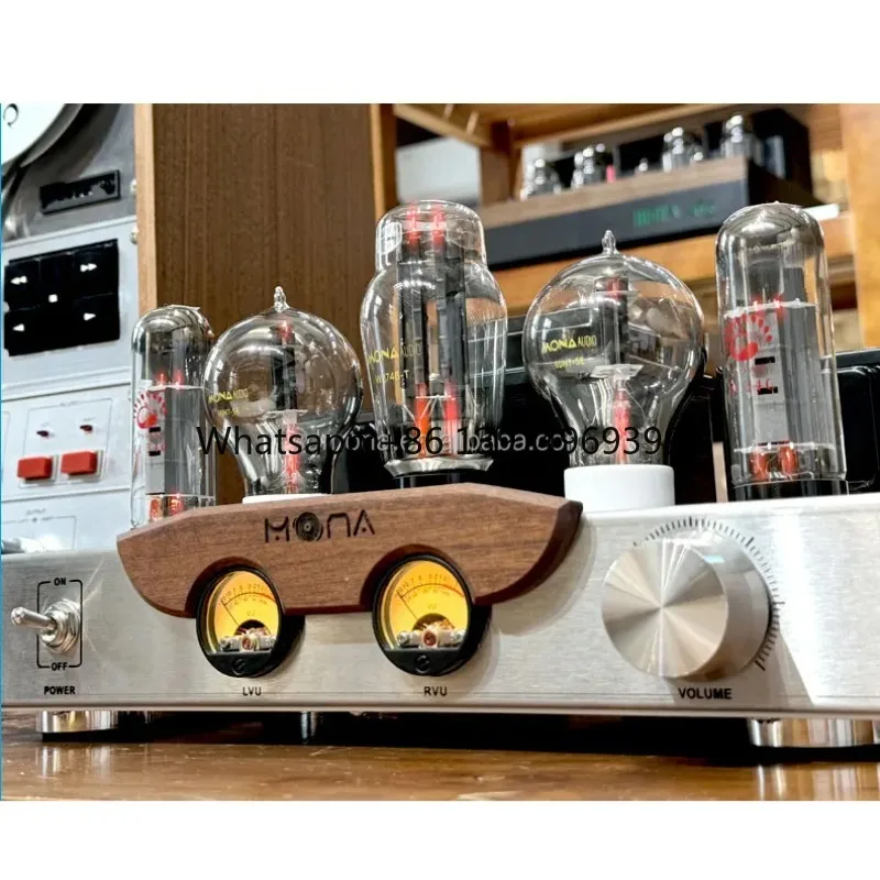 Mona Audiophile High Fidelity EL34 HIFI Tube Amplifier Single-Ended Class a Bluetooth Audio Processor Direct Factory Outlet