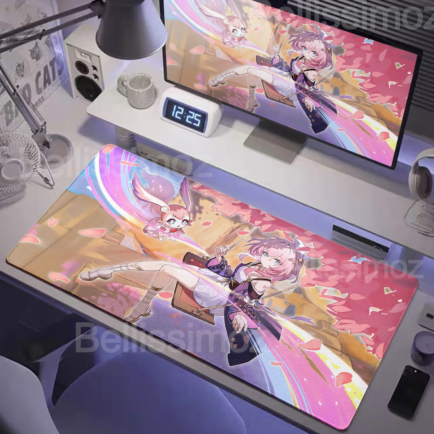 

New HD Print Pretty Cyrene Mouse Pad Honkai Star Rail Game Computer Accessories Kawaii Girl Mousepad Natural Rubber Keyboard Mat