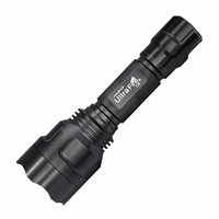 UltraFire C8 Army Tactical Flashlight 1/5 Modes 1000 Lumens Powerful Rechargeable 18650 LED Torch Light Military Police Lantern