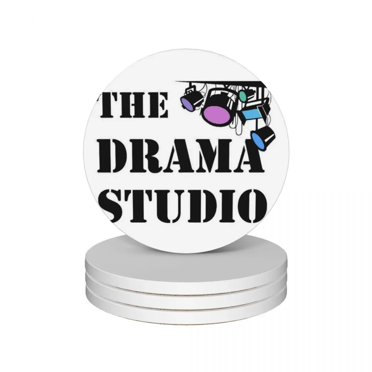 

Classic Logo Ceramic Coasters (Set of 4) for table Cup for tea Coasters