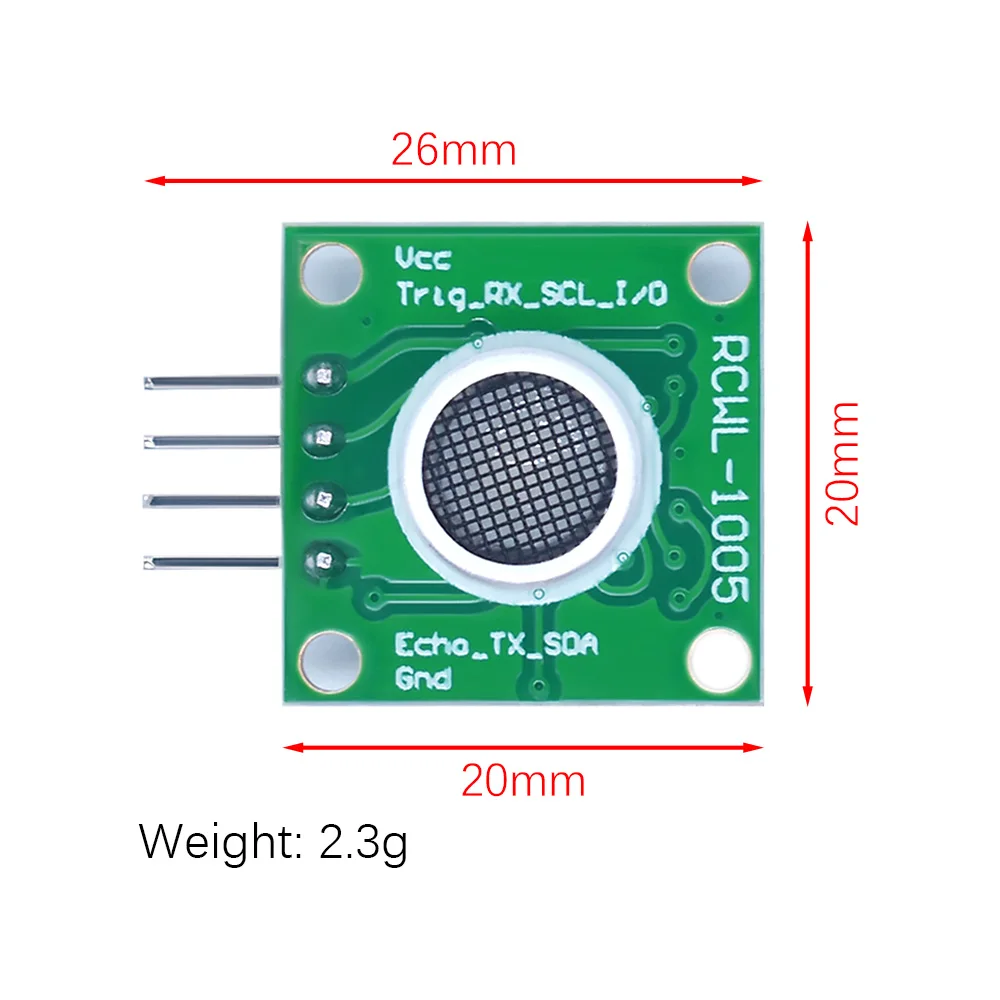 RCWL-1005 25CM Integrated Open ultrasonic ranging module GPIO serial port IIC single bus For arduino HC-SR04