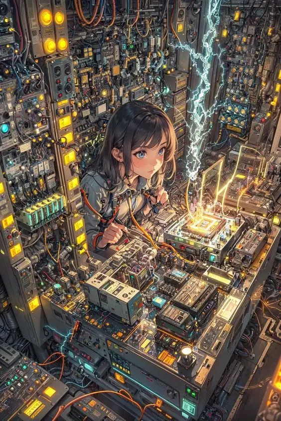 500/1000/1200/2000 PCS Jigsaw Puzzles Portrait Electrical Girl Family Activity Games for Gameroom Bedroom Gifts Home Decor