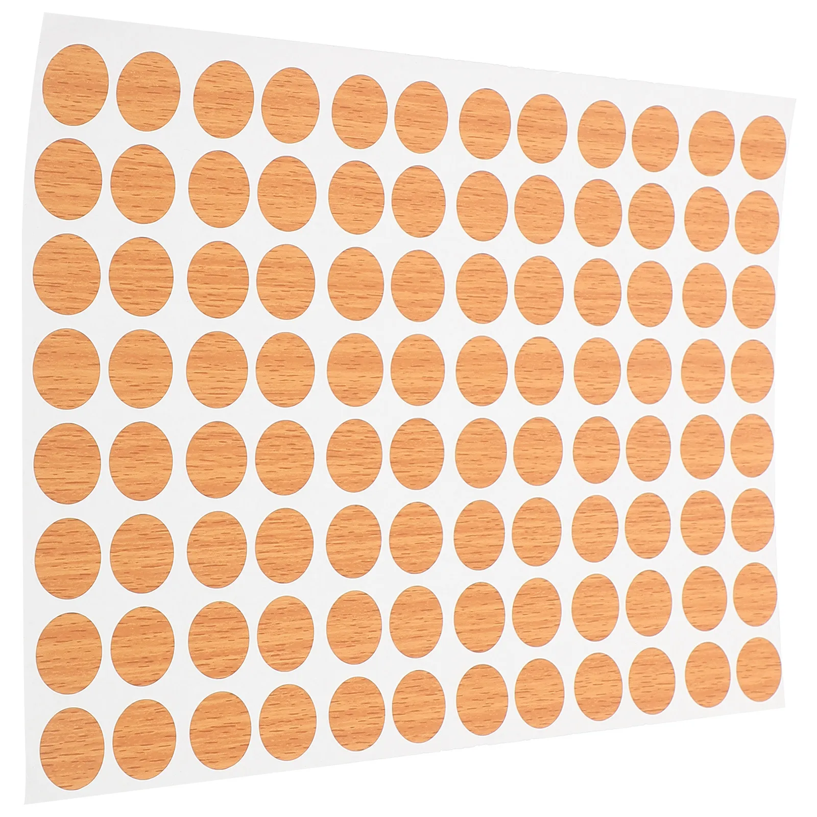1 Sheet Elegant PVC Furniture Hole Cover Sticker Wear-Resistant Screw Cap Decorative Sticker for Cabinet Bookcase Frame Stickers