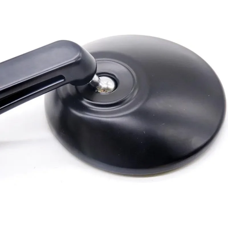 دائم دراجة نارية مرآة الرؤية الخلفية تعديل المقود دراجة كهربائية سكوتر مرآة مستديرة عكس مساعدة شخصية #6