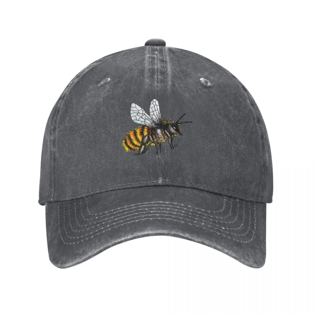 Red Mason Bee Design Baseball Cap Anime New In Hat Fishing cap Women's Beach Visor Men's