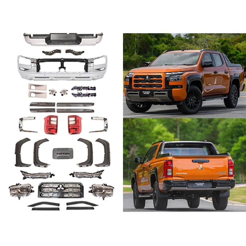 

For Mitsubishi Triton L200 New Headlight ,daytime Light And Tail Light 2023-2024