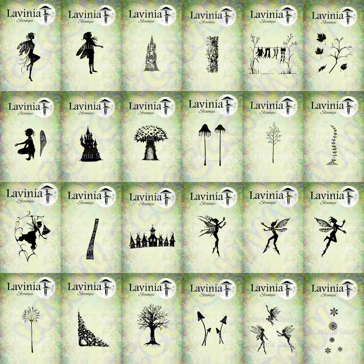 

2025 Fairy Mushroom Tree House Flower Clear Stamps DIY Scrapbook Embossed Handcraft Paper Card Album Craft Template Supplies