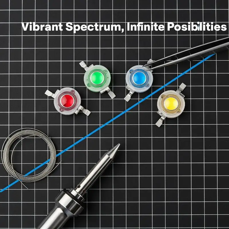 Imitation Lumen High Power 0.5/1/1.5/3W LED Lamp Beads 10Pcs for DIY Holiday Lighting Decor Making