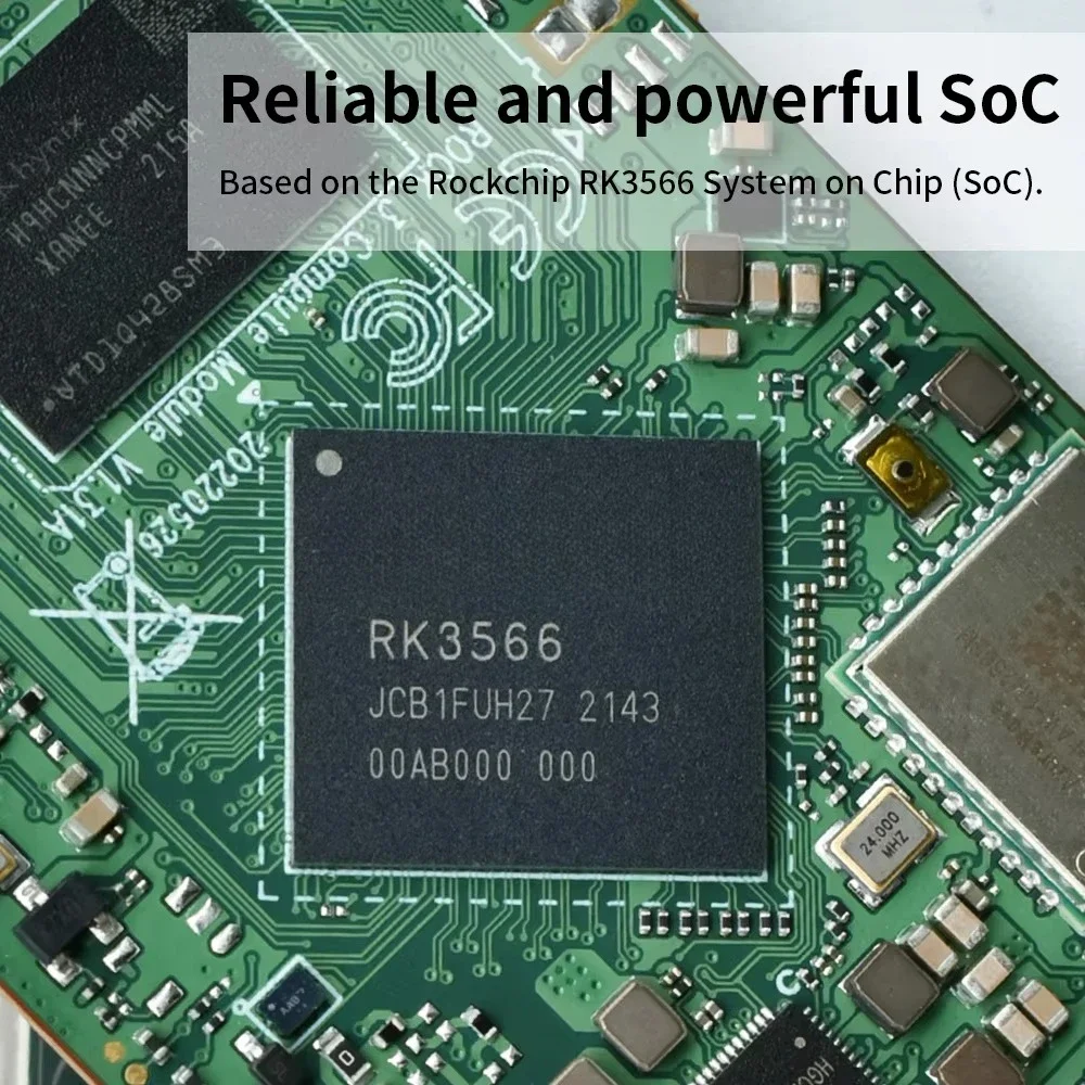 ROCK3 Compute Module(Radxa CM3) 4GB/32GB WIFI/BT Single Board Computer Rockchip RK3566 Development Board