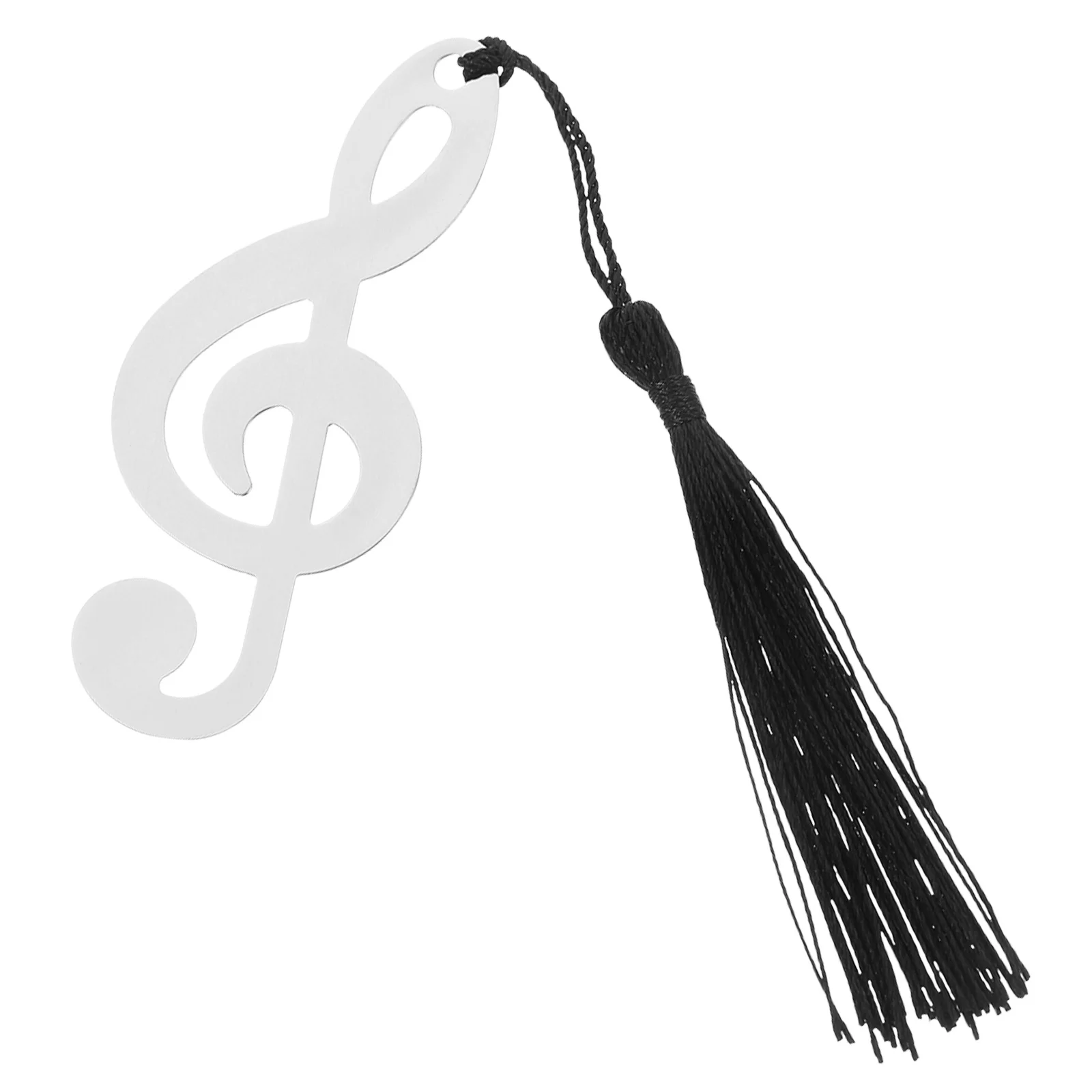 

Metal Sunflower Bookmark Stainless Steel Hollowout Design Page Marker for Books with Tassel Elegant Reading Accessory