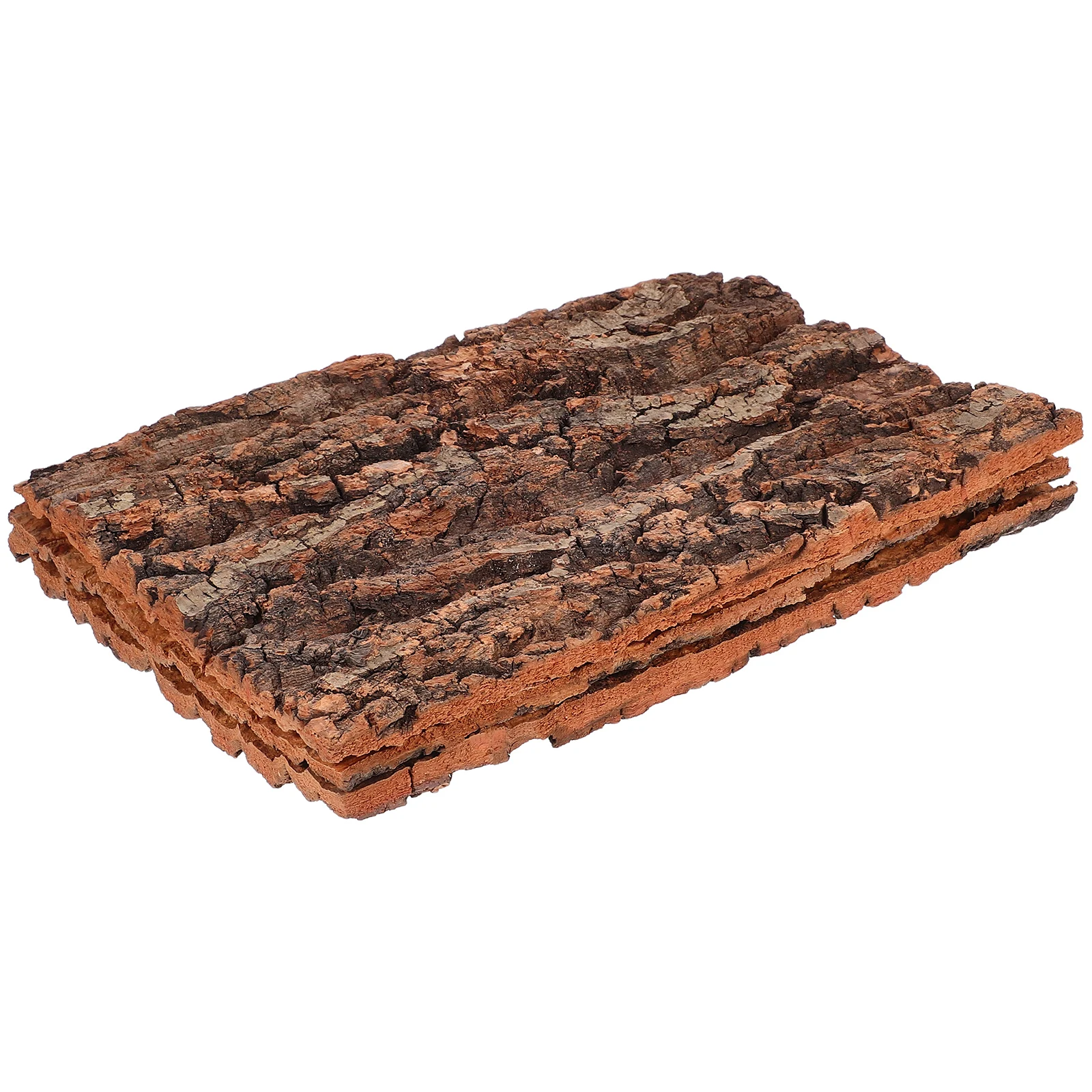 

3 Pcs Climbing Bark Hamster Tree Platform Vivarium Background Reptile Terrarium Plant Cork Snake Hide
