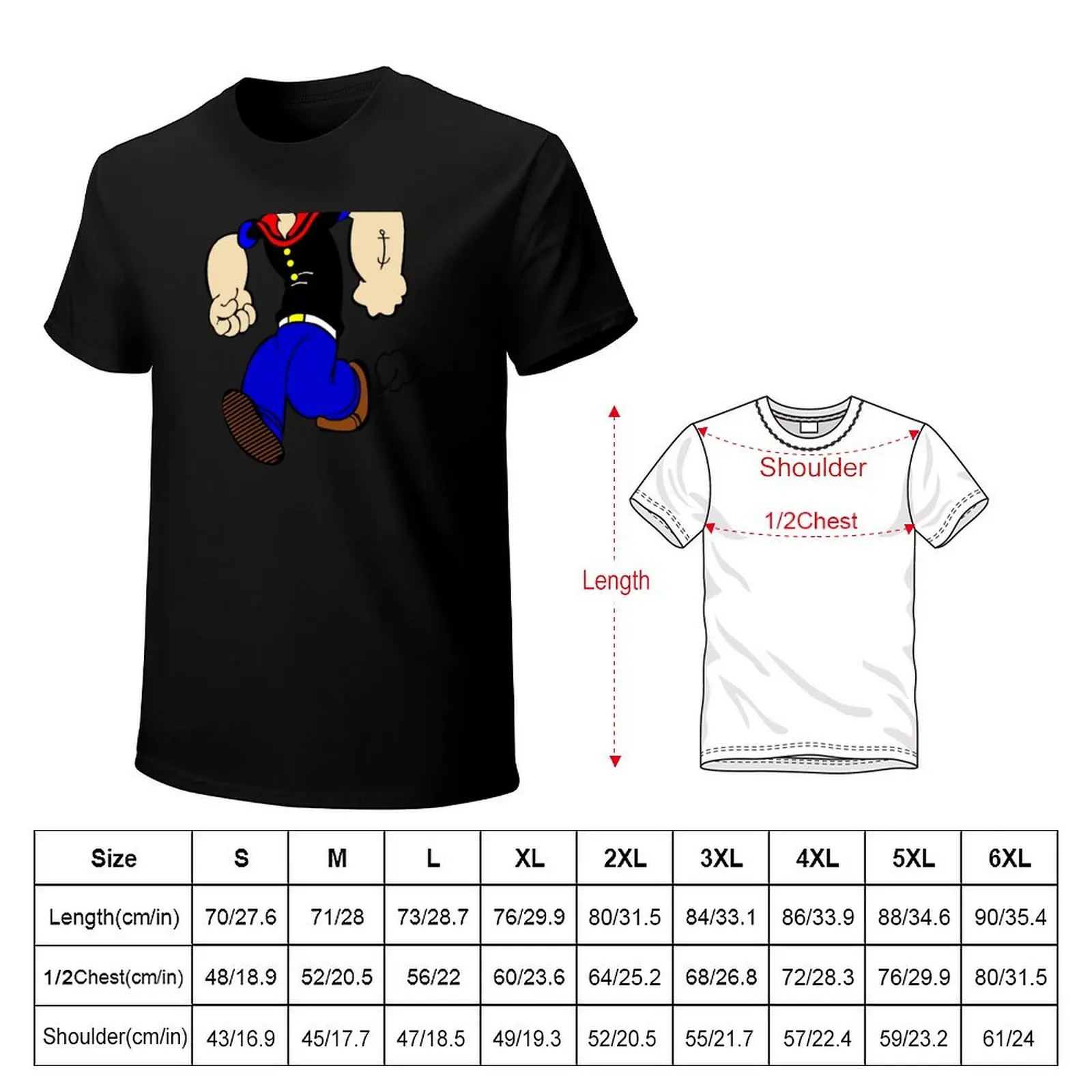 sailor T-Shirt Classic Print Short Sleeve Shirt