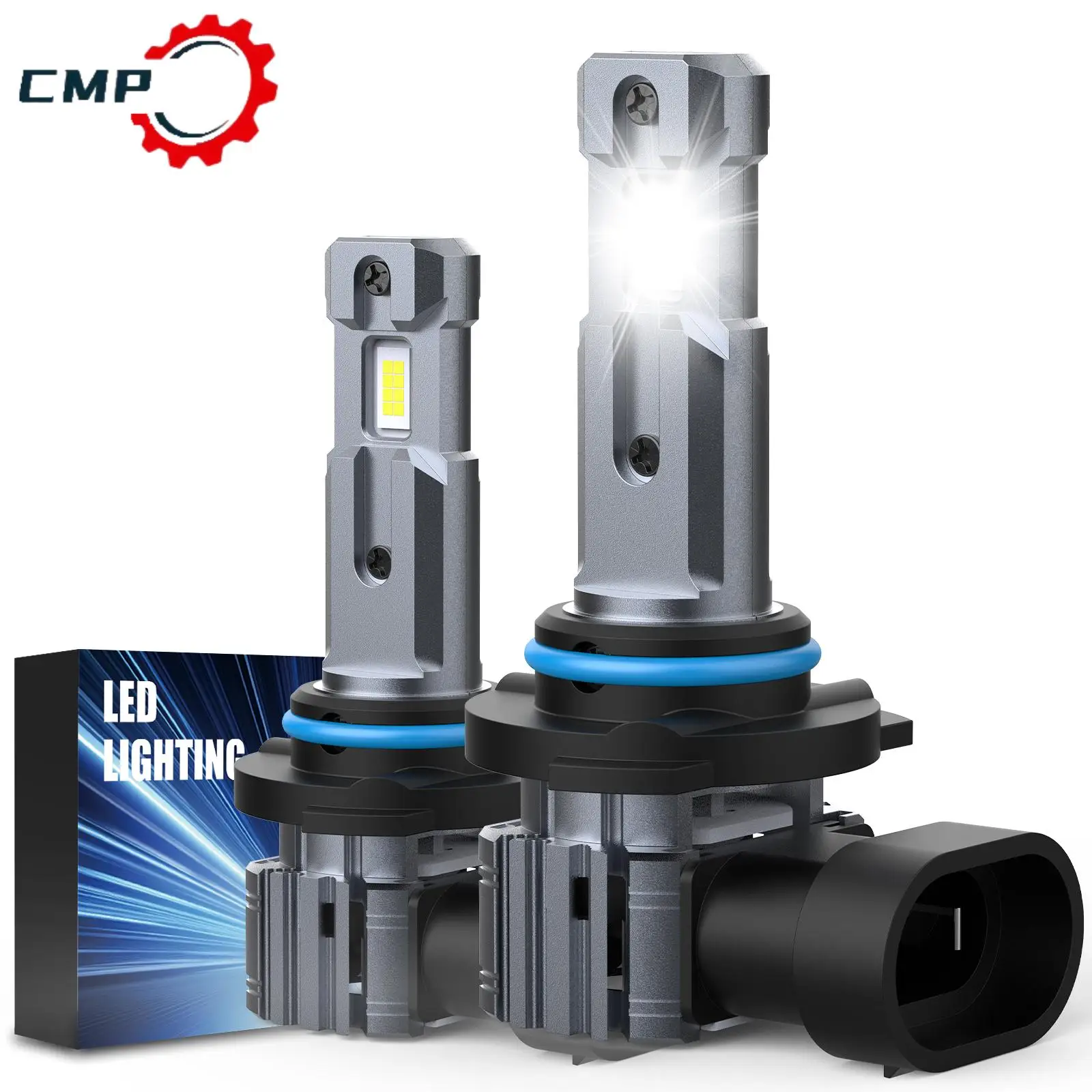 

9005 9006 H7 H11 Светодиодные лампы для фар Беспроводные светодиодные лампы 20000LM 6500K Автомобильные галогенные замены светодиодные фары дальнего ближнего света