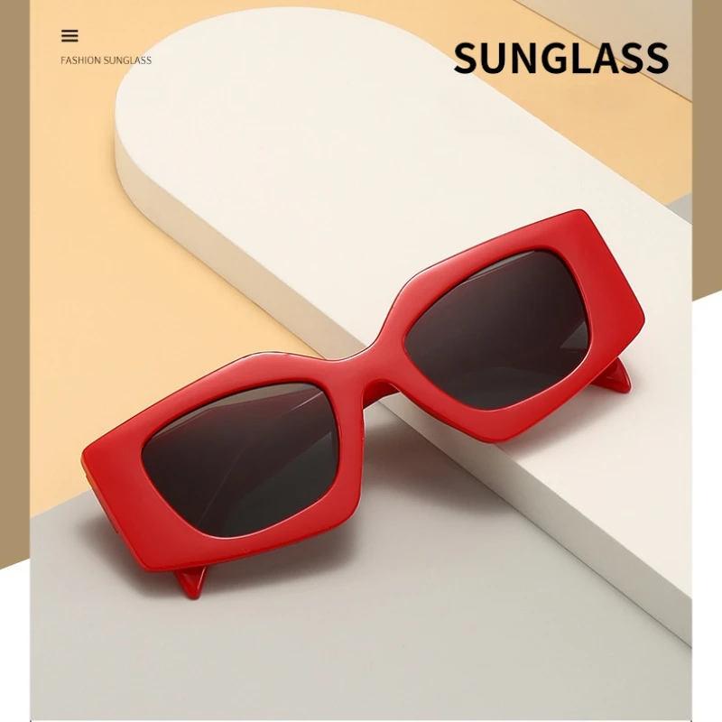 New Luxury Designer Polygonal Sunglasses Fashion Street Photo Sunglass UV Resistant Sunglasses Vintage Sun Glasses Gafas De Sol