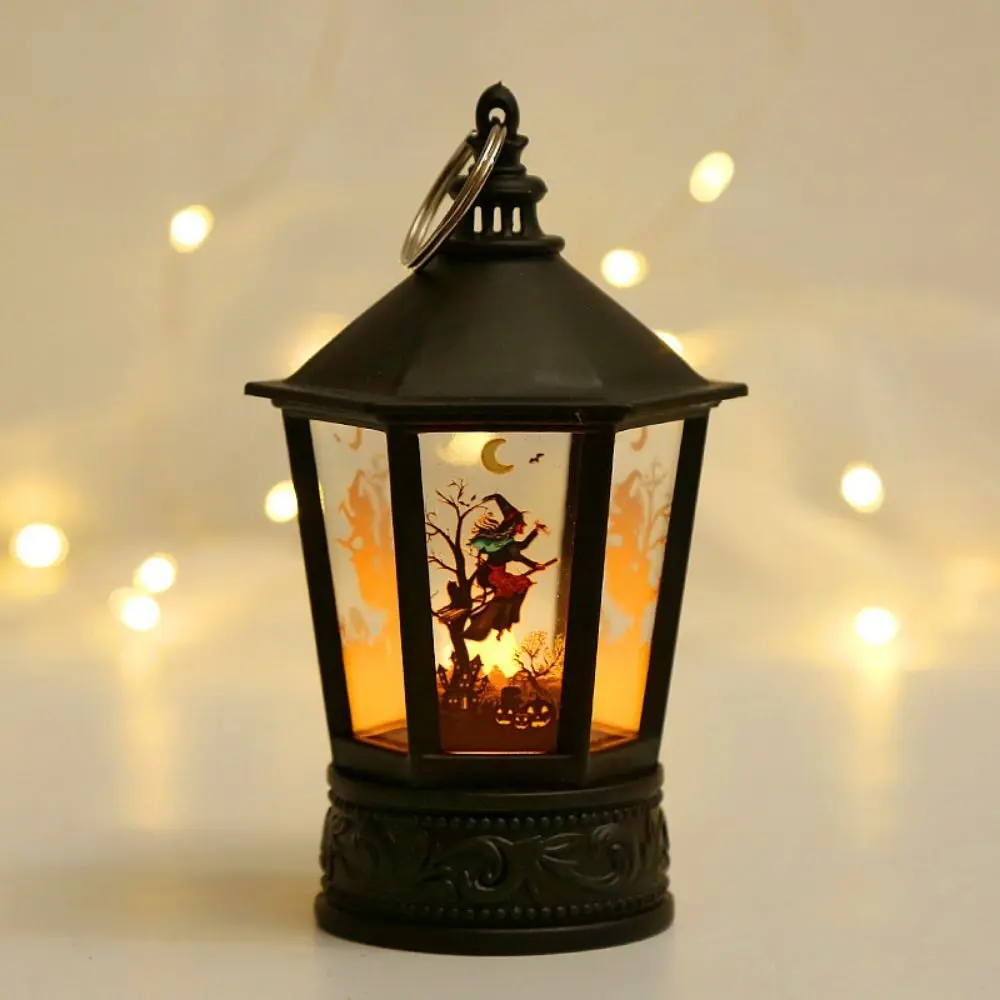 

European Style Halloween Pumpkin Lantern Vintage Durable LED Electronic Candle LED Festival Lantern Ornaments Easter Party