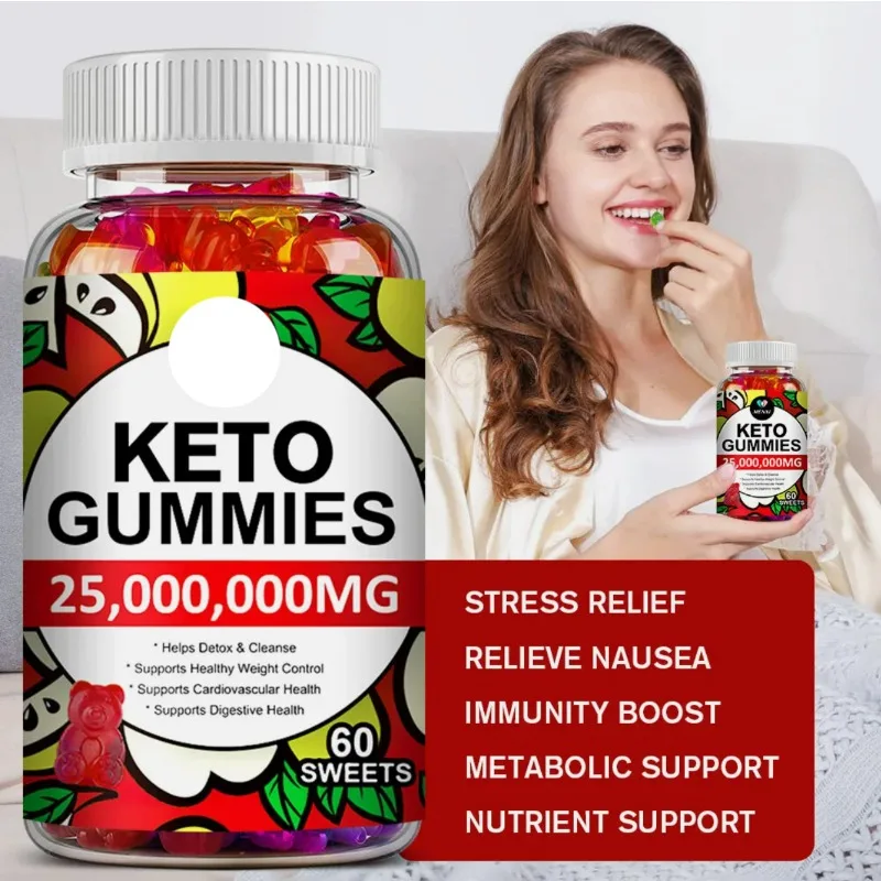 

Delicious Apple Cider Vinegar Soft Gummies Natural Dietary Supplement Healthy Snack for Adults Kids