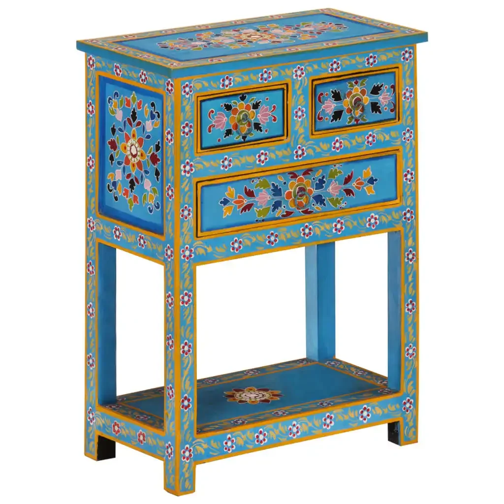 Turquoise Buffet 55X30x76 Cm Solid Drink Of Mango Tree