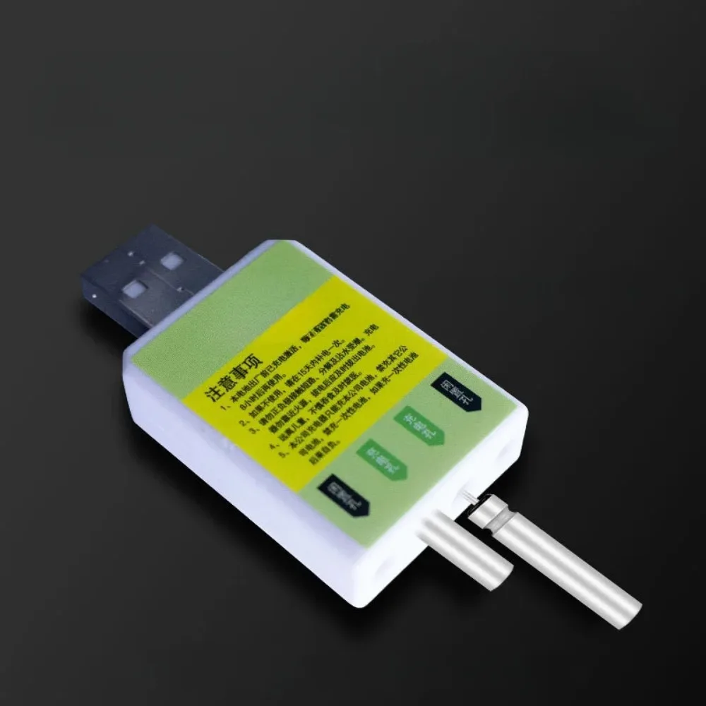 الصيد تعويم مضيئة بطارية CR425 قابلة للشحن مع 2 ثقوب شاحن USB ل الإلكترونية ضوء عصا ليلة عوامة الصيد معالجة