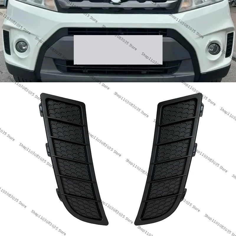 For Suzuki Vitara 2014-2018 Car Front DRL Daytime Running Drive Lamp Light Trim Grille Frame Cover Bezel Hood