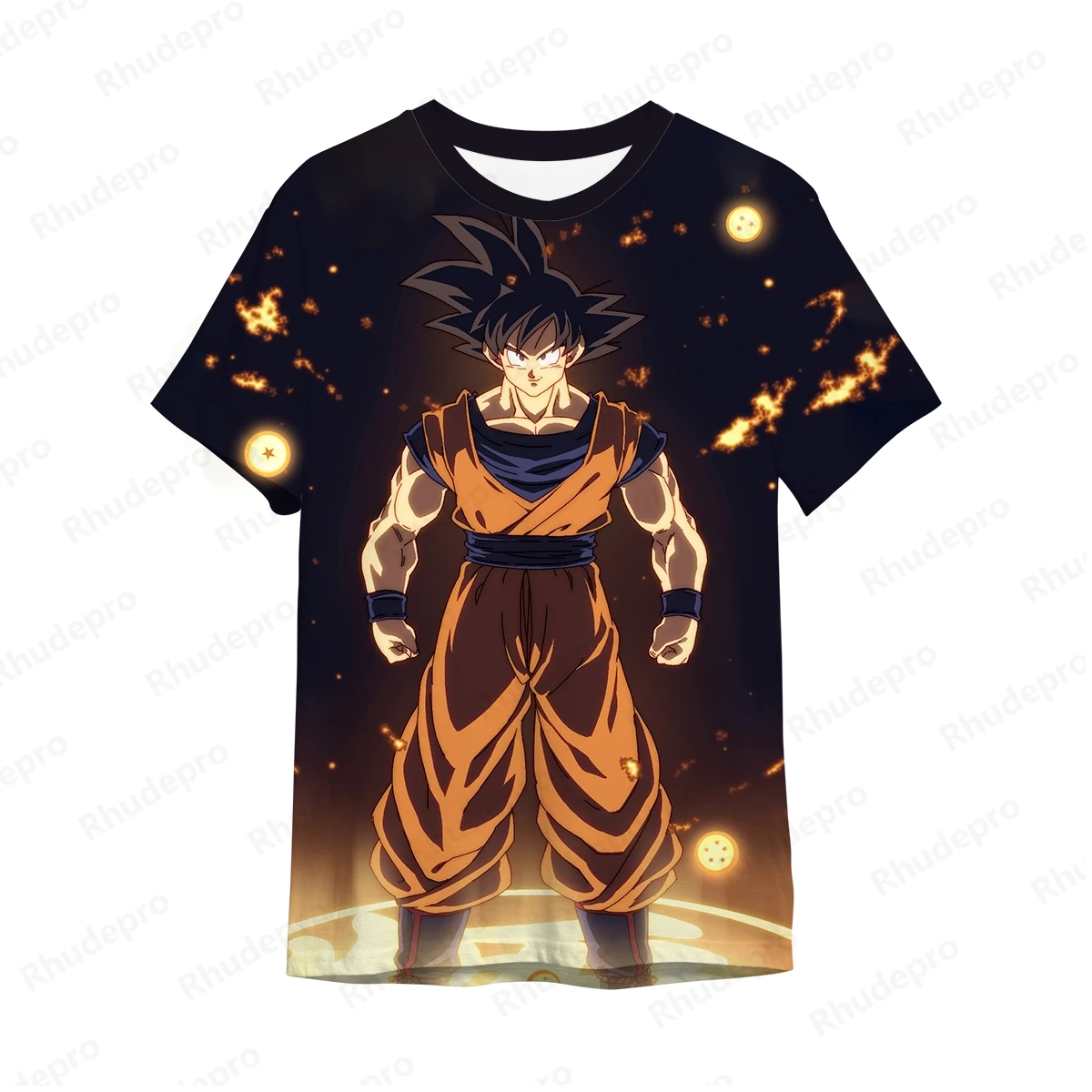 DragonBallZ camiseta grande para homens, tops Goku Y2K, Vegeta, roupas infantis, camisas de tendência anime, estilo Harajuku