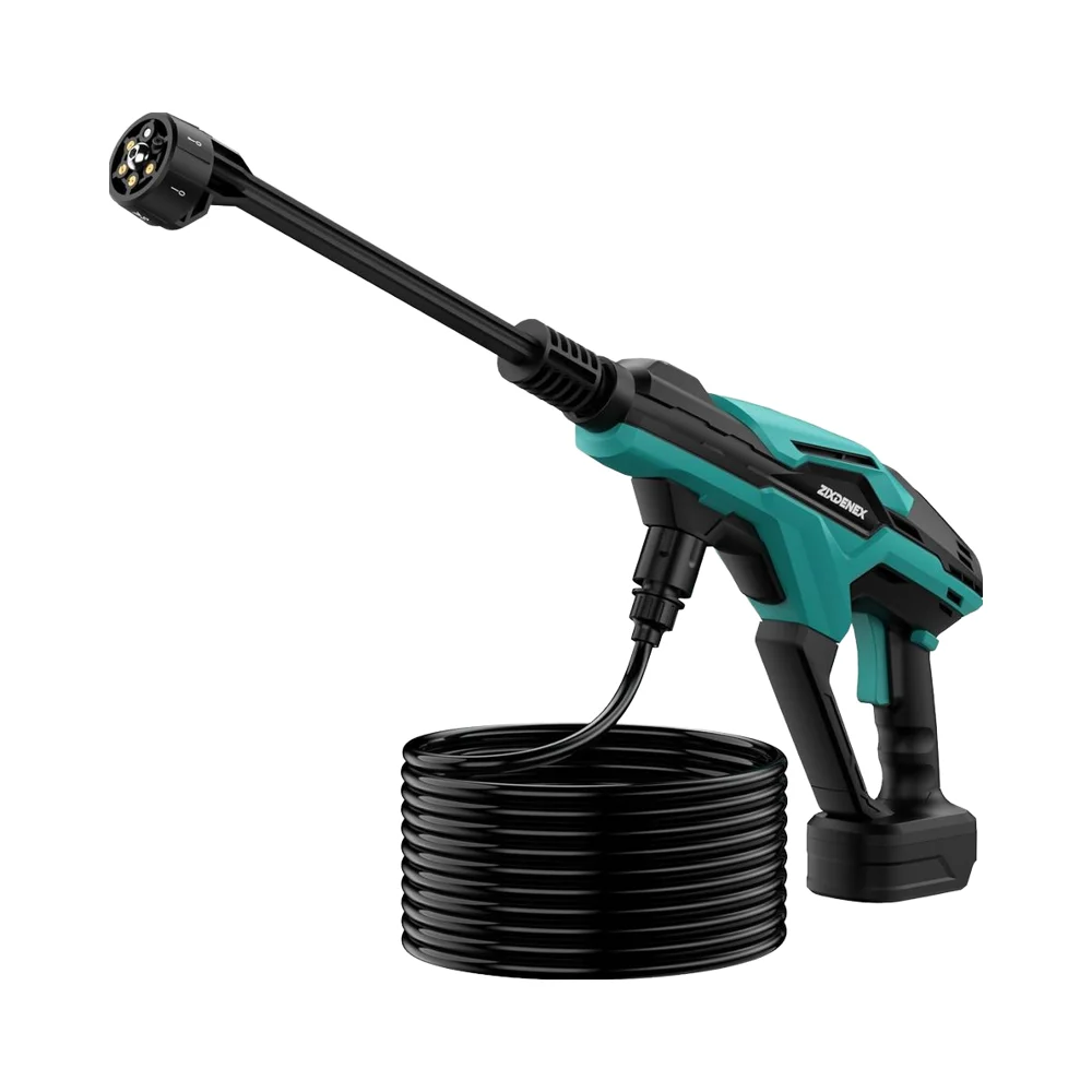 2.5l Battery 800 Psi Portable Handheld Brushless Motor 6-in-1 Nozzle Pressure Washer for Car/Yard/Fence/Wall