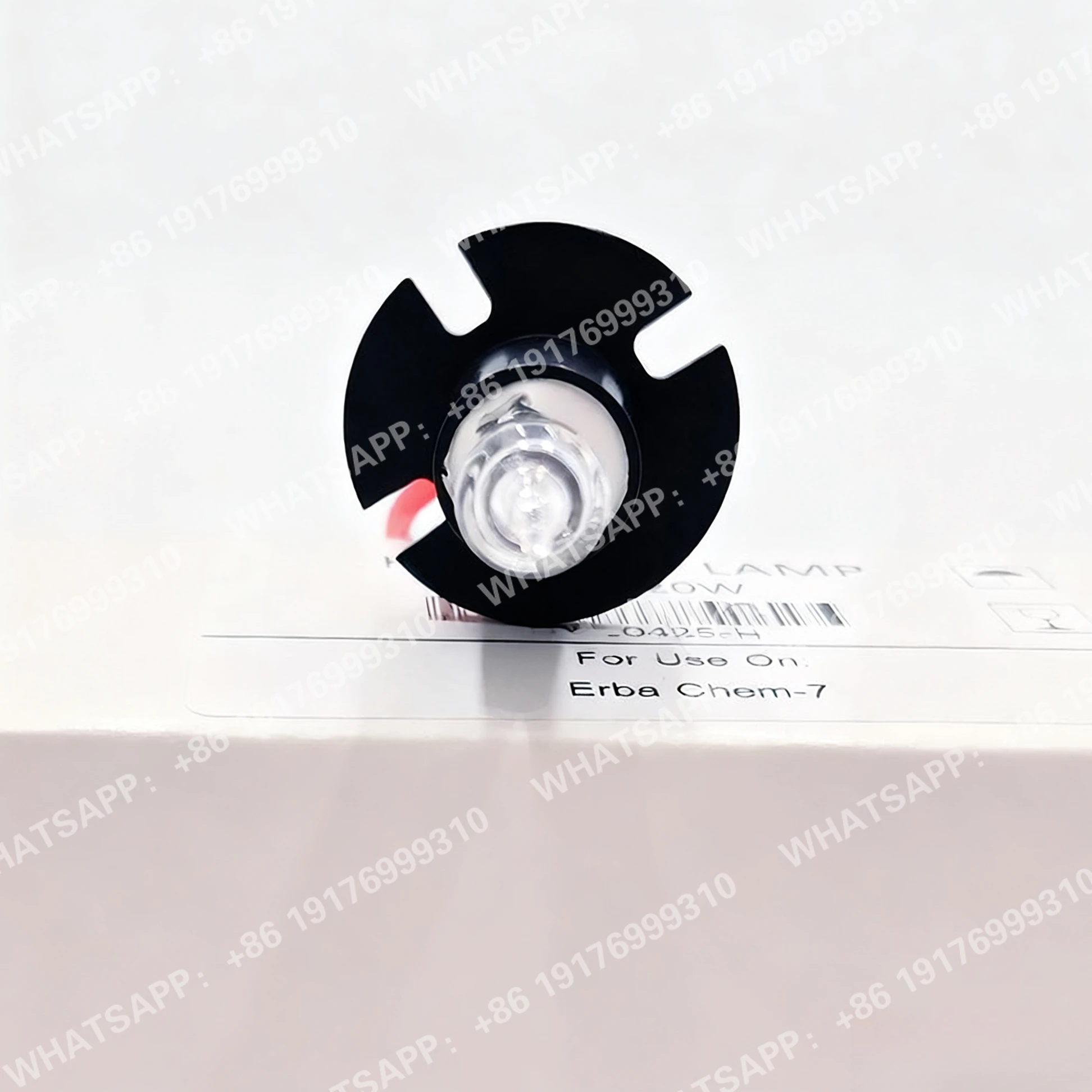 Lámpara halógena Chem-7 de 12V y 20W para el analizador bioquímico Erba Chem 7