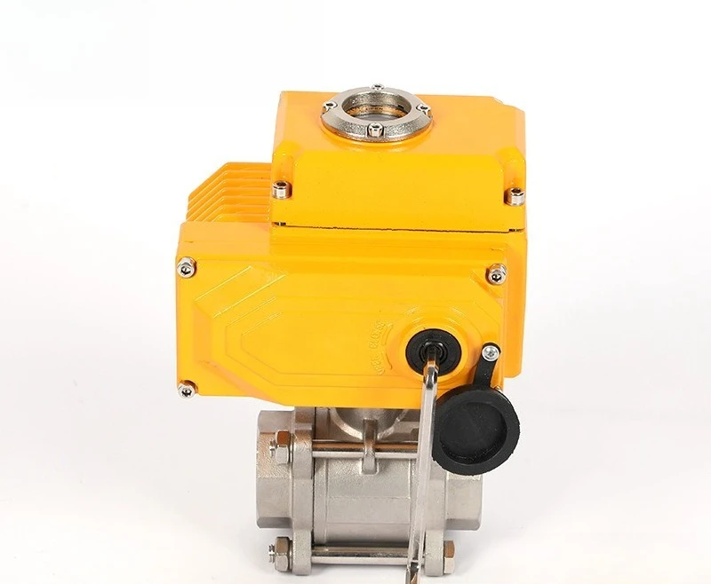 Electric three-piece stainless steel internal thread ball valve