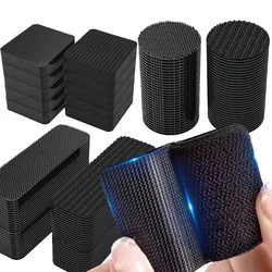 Carpet Fixing Stickers Self-adhesive Double-sided Carpet Fixing Stickers Car Home Floor Round Square Anti-slip Tape Strips