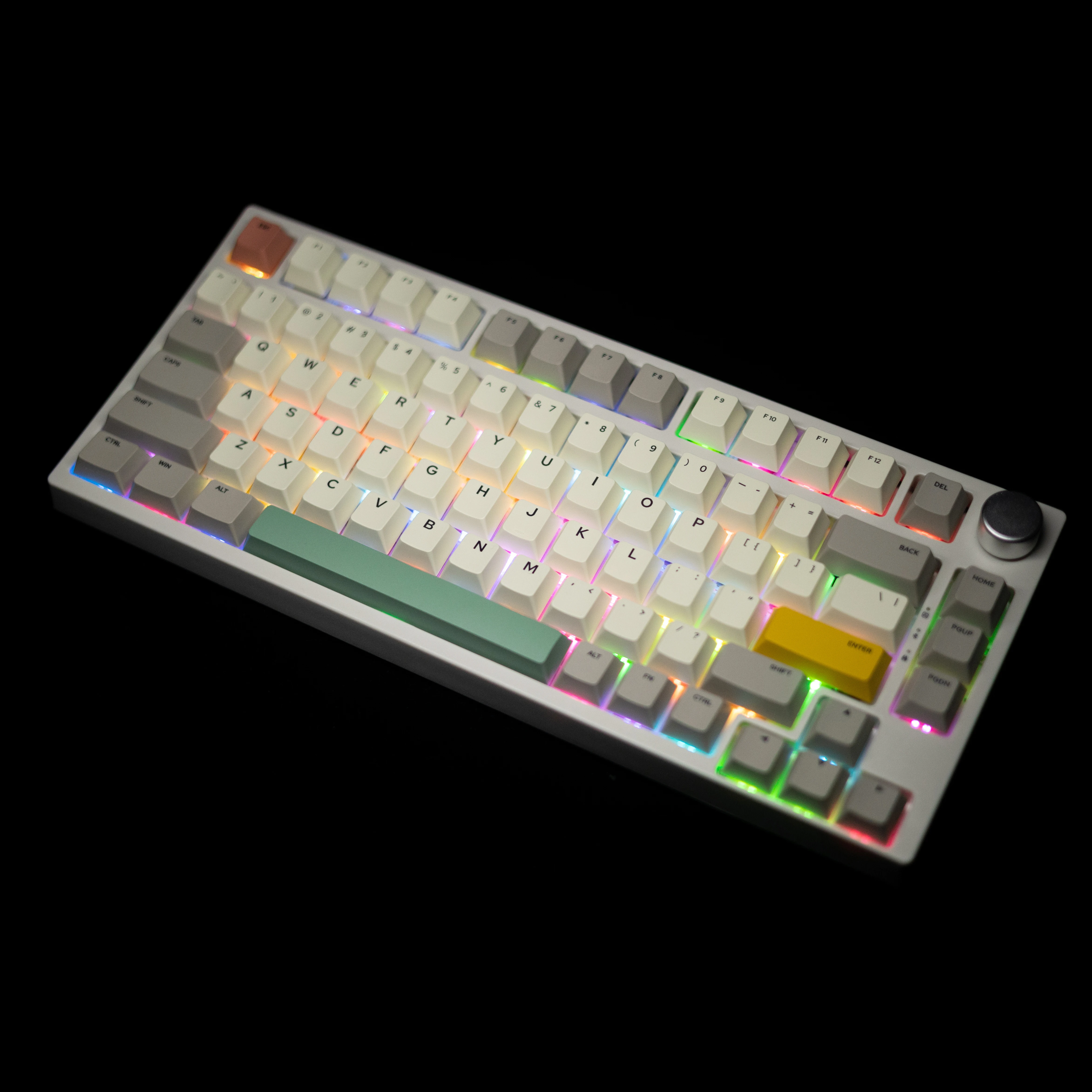 Imagem -06 - Gamaavi-teclado Gaming Mecânico Tk75 se 75 Gasket Mount Rgb Modo Triplo Pbt Cherry Profile Keycaps