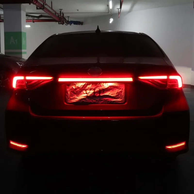 

Car LED Bumper Lights For Toyota Corolla 2019 2020 Taillights Rear Fog Lamp Backup Brake Light 12V Reflector Reverse Lamps