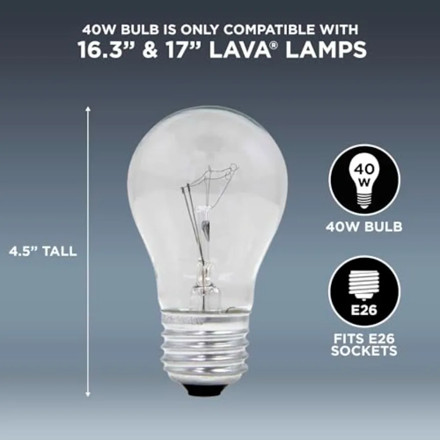 5032-6 40-Watt Replacement Item #5032 Light Bulb, 2 Count Pack of 1,Clear