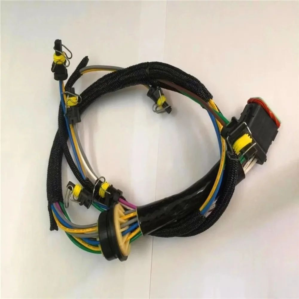 Arnés de Cableado para Inyector de Combustible Compatible con Motor Caterpillar E326D, Repuestos para Excavadora, Accesorio de R