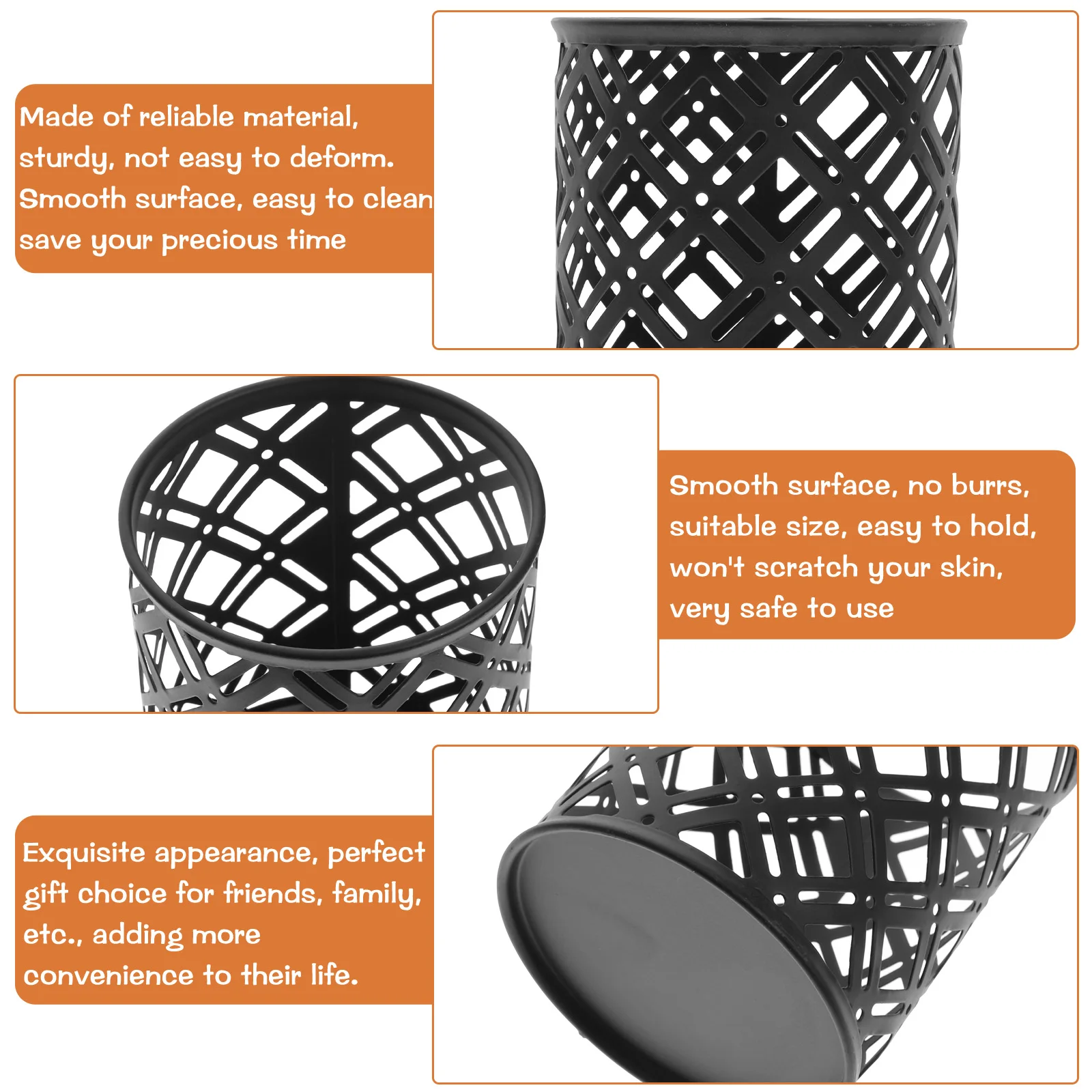

Sturdy Pen Holder for Desk Elegant Pencil Organizer Non- Base Creative Office Storage Solution
