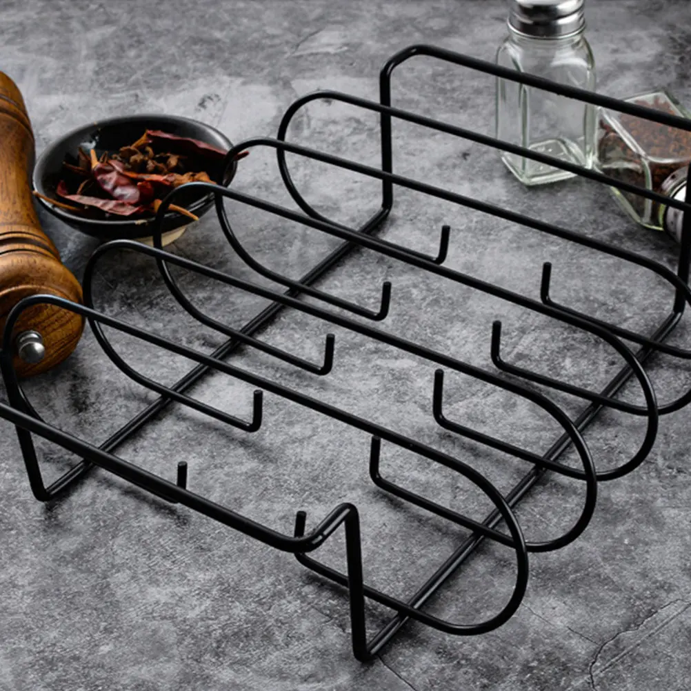 

Premium Portable Outdoor Barbecue Rack Heavy Duty Stainless Steel Bbq Stand for Fish Seafood Pork Smoking Camping Garden Yard