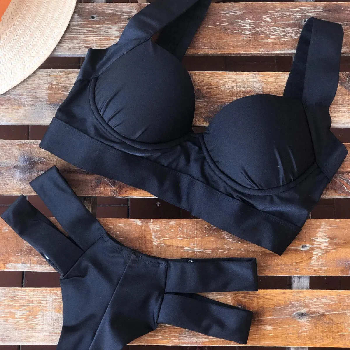 Sexy Micro Bikini 2026 Women Solid And Leopard Push Up Padded Thong Swimsuit Female Cut Out Bathing Suit Swimwear Trajes De Bano