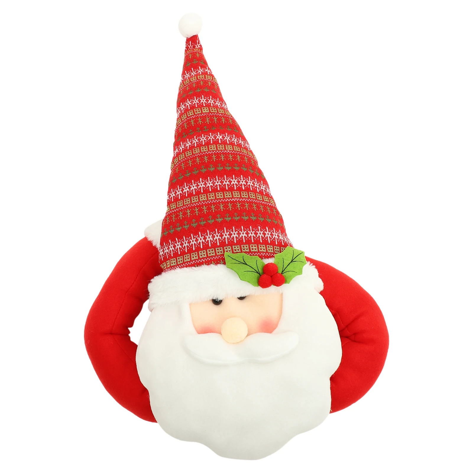 

Santa Claus Tree Top Star Christmas Decor Cute Topper Small Plastic Decorate Kids Cloth Ornaments for
